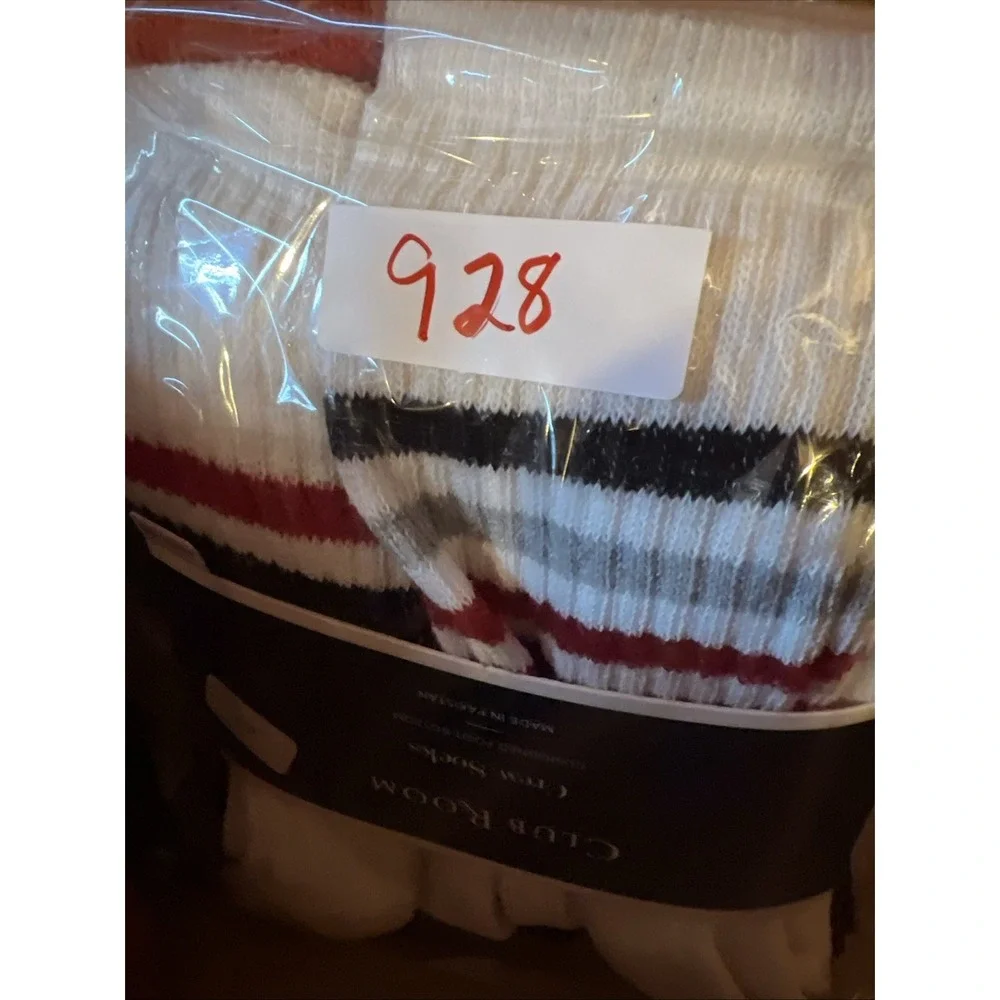 Club Room Crew Socks 8-Pack Cushioned Foot Men's Shoe SZ 7-12 Sock SZ 10-13‎